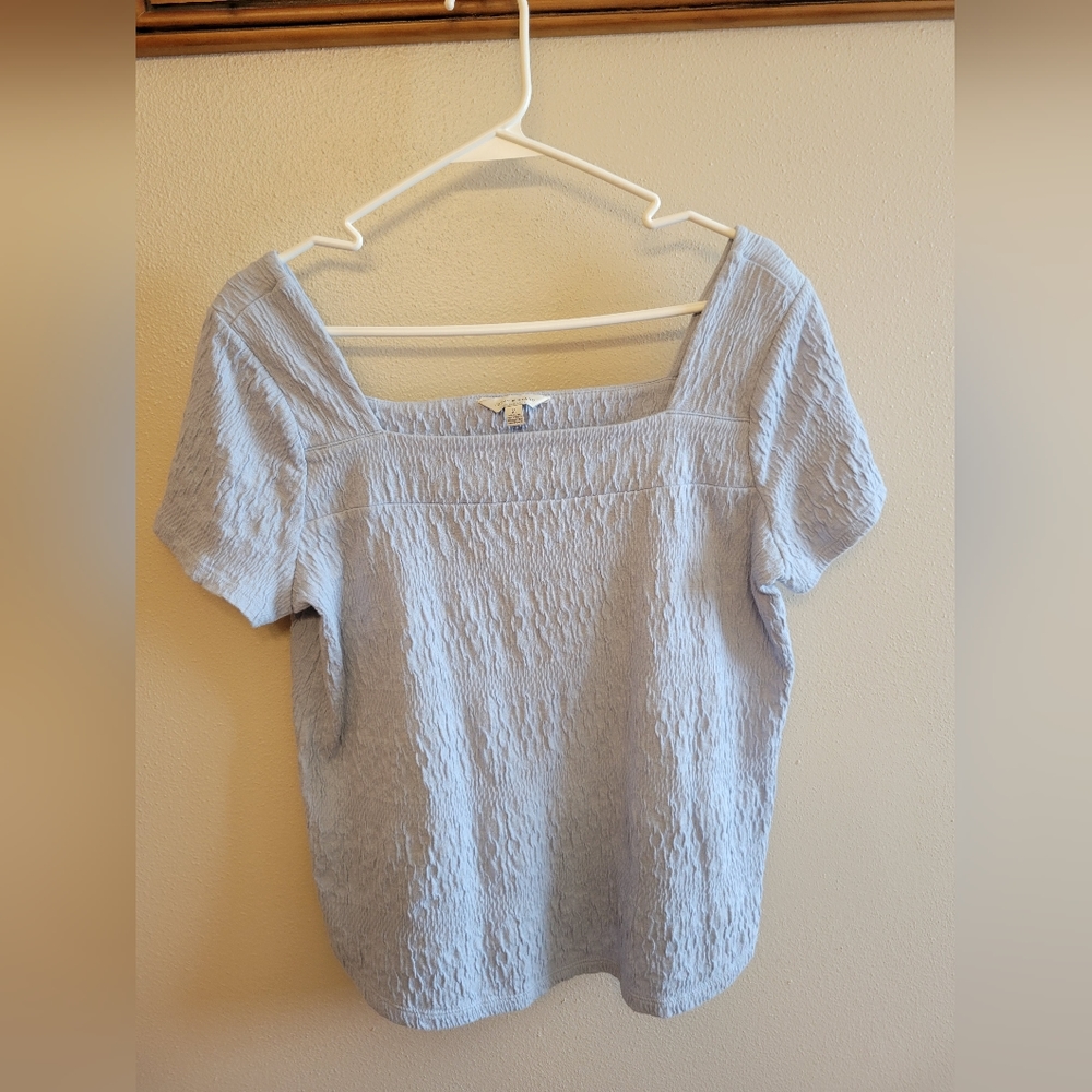 Square Neckline Lucky Brand Top. Women Size Medium
